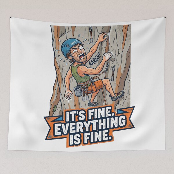 Item preview, Funny Rock Climbing designed and sold by BestCoolStuff.
