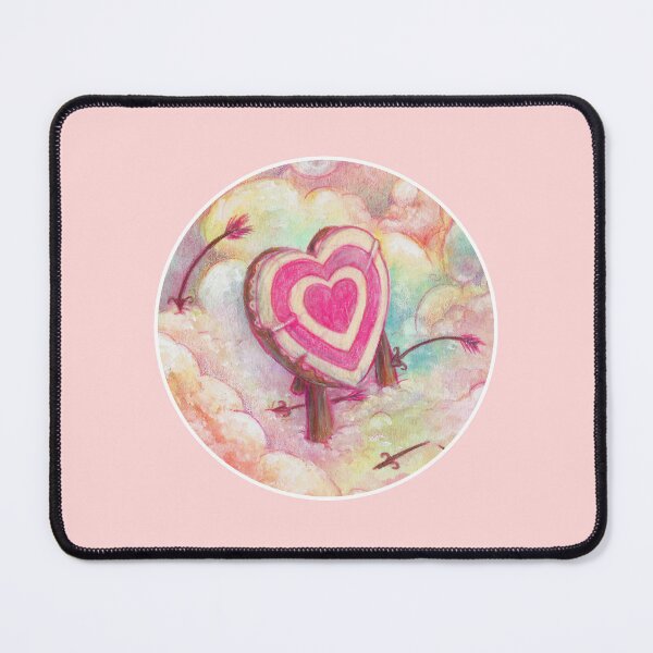 Item preview, Romantic Pastel Heart Target Sticker designed and sold by Gio Daisy Art.