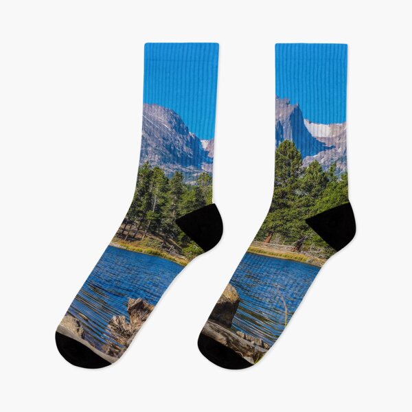 Item preview, Blue Skies and Blue Water at Sprague Lake in Colorado designed and sold by South 500 Photography.