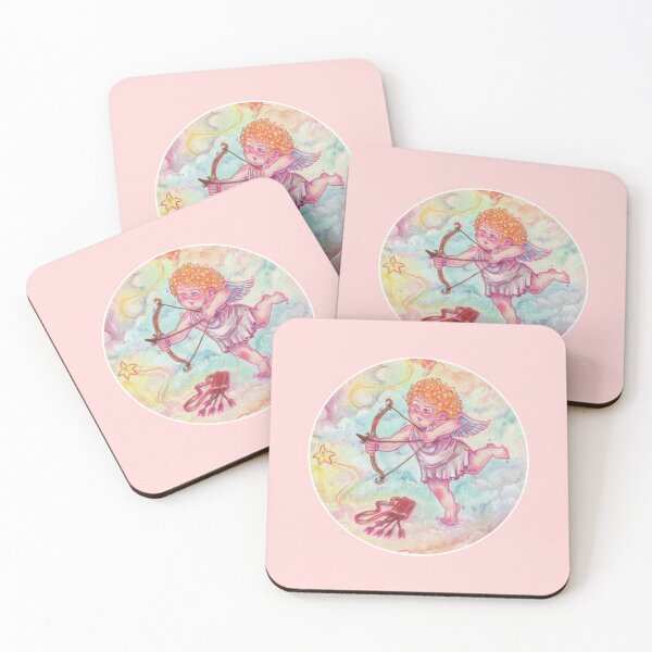 Item preview, Circular Cute Angelcore Cherub Sticker designed and sold by Gio Daisy Art.