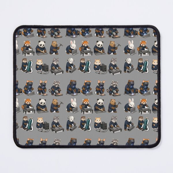 Item preview, Kawaii Animal Welder Crew Sticker Pack designed and sold by NitkiStudio.