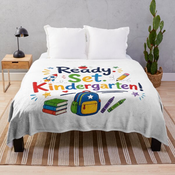 Item preview, Colorful Back to School Kids Design, Kindergarten Fun designed and sold by Right-UR.