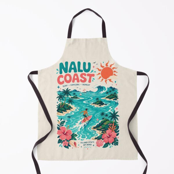 Item preview, Nalu Coast Island Surf Club | Tropical Waves Summer Graphic designed and sold by Nalu Coast.