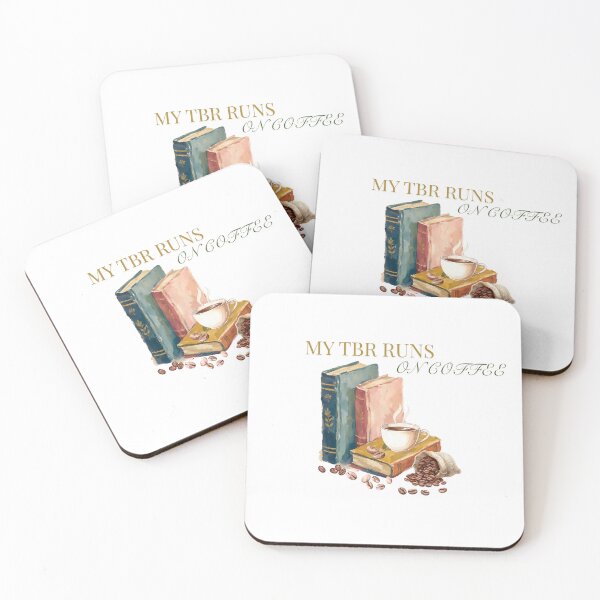 Item preview, My TBR Runs on Coffee | Funny Bookish Coffee Lover designed and sold by Wardapotomus.