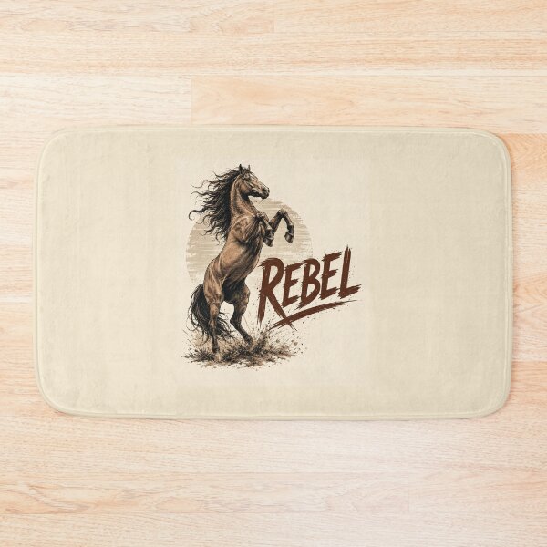 Item preview, Untamed Rebel Horse Vintage Western Wild Spirit designed and sold by CREATIVE HIVE.