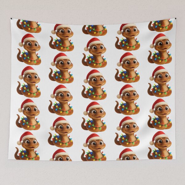 Item preview, Christmas Brown Snake designed and sold by Sillytoe.