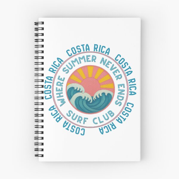 Item preview, Costa Rica Surf Club Retro Sunset Badge | Where Summer Never Ends Beach Vacation Design designed and sold by DonnaRaine.