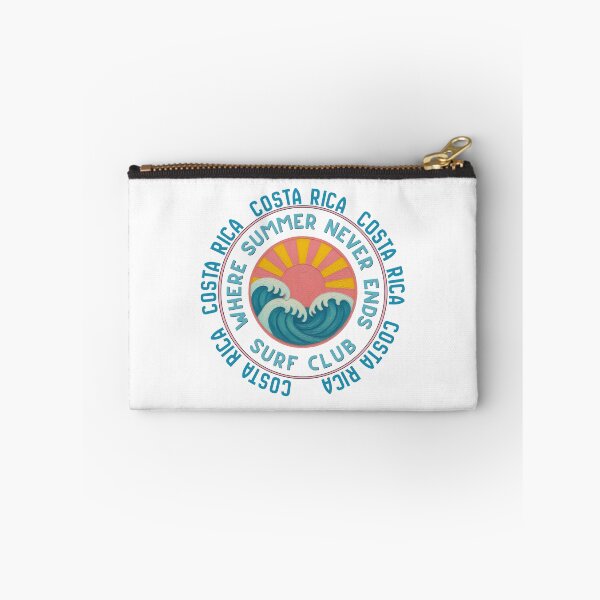 Item preview, Costa Rica Surf Club Retro Sunset Badge | Where Summer Never Ends Beach Vacation Design designed and sold by DonnaRaine.