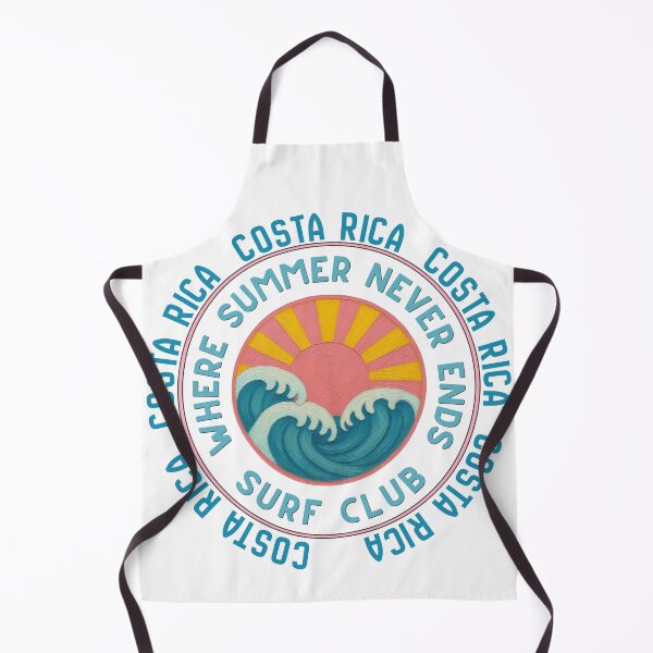Item preview, Costa Rica Surf Club Retro Sunset Badge | Where Summer Never Ends Beach Vacation Design designed and sold by DonnaRaine.