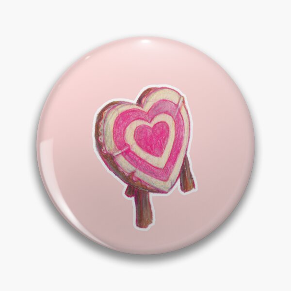 Item preview, Romantic Pastel Heart Target Sticker designed and sold by Gio Daisy Art.