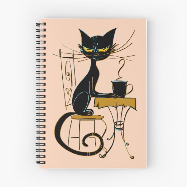 Item preview, Sassy Black Cat Coffee Time designed and sold by Art Happens.