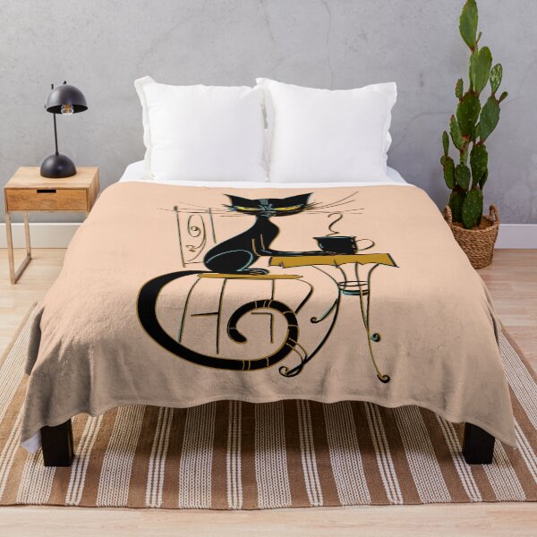 Item preview, Sassy Black Cat Coffee Time designed and sold by Art Happens.
