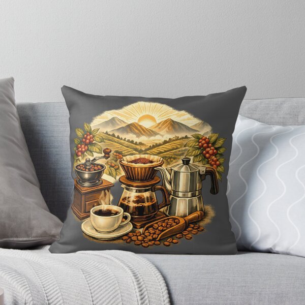 Item preview, Sunrise at a mountain coffee plantation designed and sold by Daily Quirk.