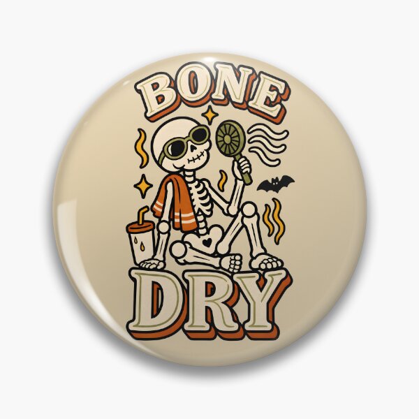 Item preview, Bone Dry Funny Summer Skeleton designed and sold by  MAD's Recreation Studio.