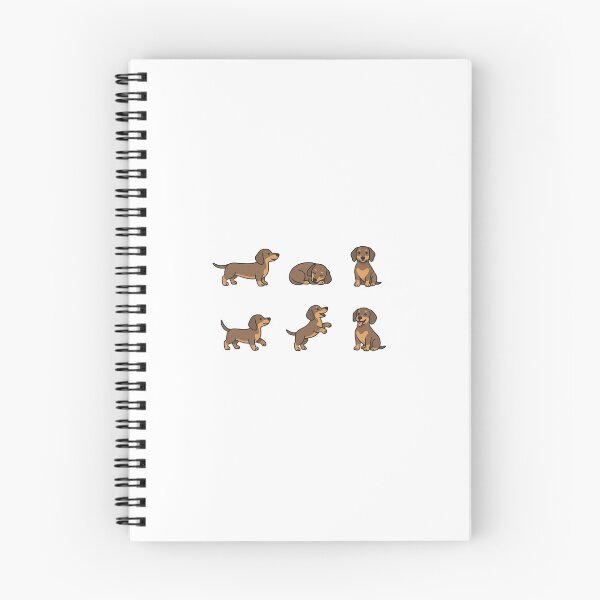 Item preview, Dachshund Sticker Sheet | Cute Wiener Dog Pose Pack designed and sold by The Waggy Doodle.