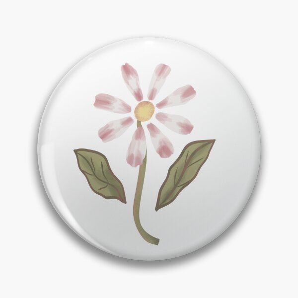 Item preview, Vintage Cottagecore Pink Daisy Botanical Illustration T-Shirt designed and sold by altastudio.
