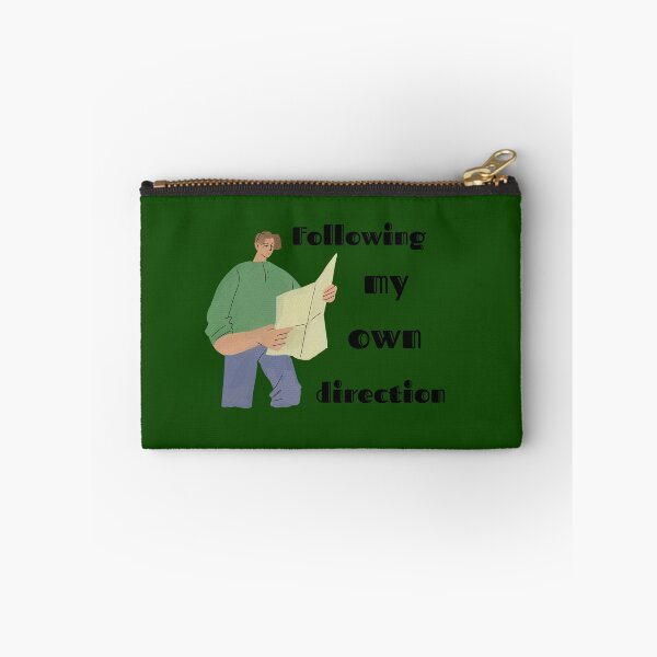 Item preview, Following My Own Direction Traveler Reading Map Quote  designed and sold by busesplace.