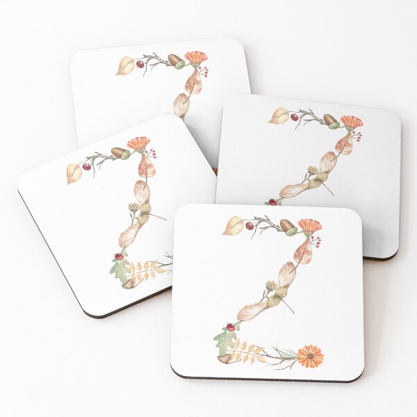 Item preview, Autumn Botanical Letter Z designed and sold by Flowersforbear.