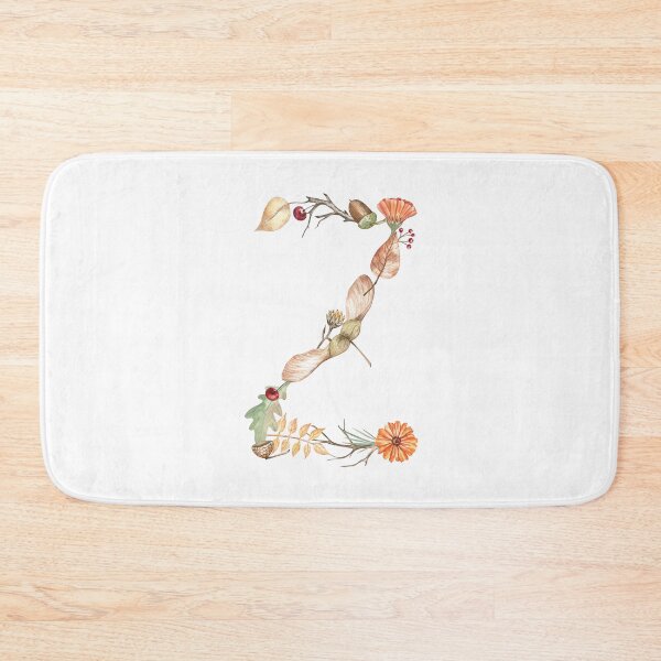 Item preview, Autumn Botanical Letter Z designed and sold by Flowersforbear.