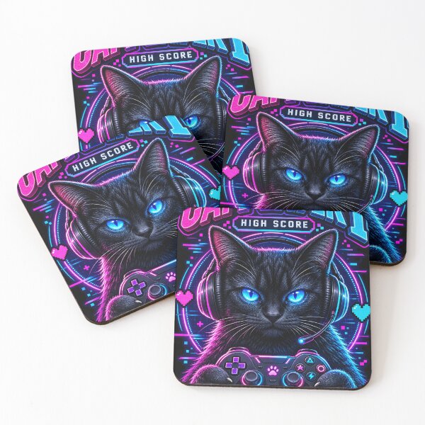 Item preview, Cat Player 1 - Retro Gamer Cat designed and sold by thirtyonestars.