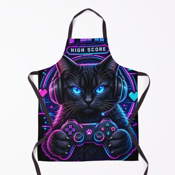 Item preview, Cat Player 1 - Retro Gamer Cat designed and sold by thirtyonestars.