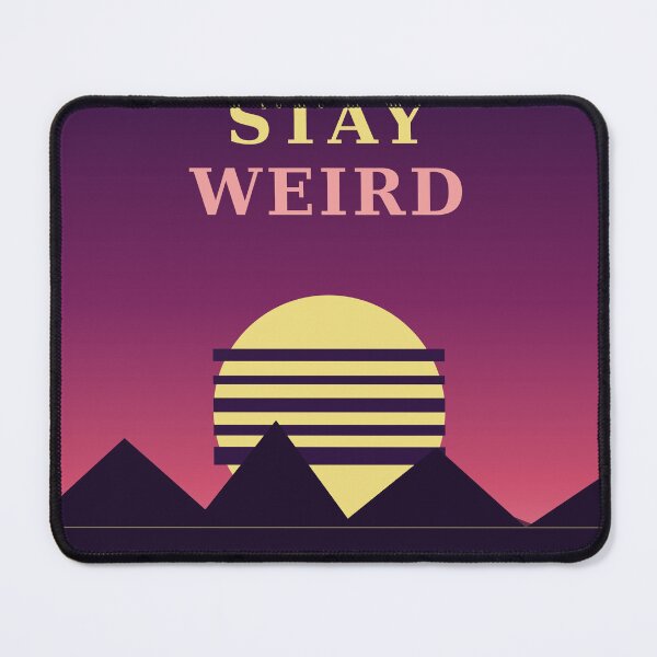 Item preview, Stay Weird Pink Purple Retro Sunset designed and sold by Best7Design.