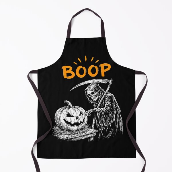 Item preview, Funny Grim Reaper Boop Pumpkin Halloween Skeleton Design designed and sold by ArcaneArtistry.