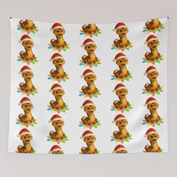 Item preview, Christmas Burmese Python designed and sold by Sillytoe.