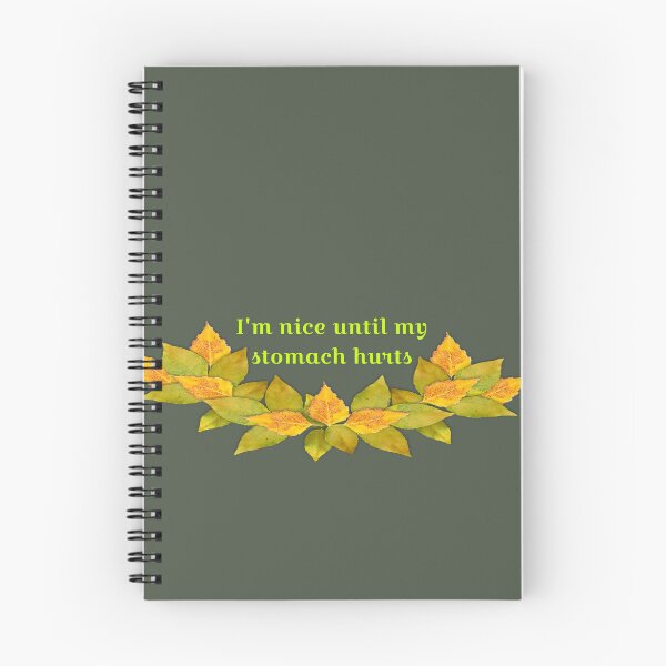 Item preview, I'm nice until my stomach hurts  designed and sold by Tymber2018.