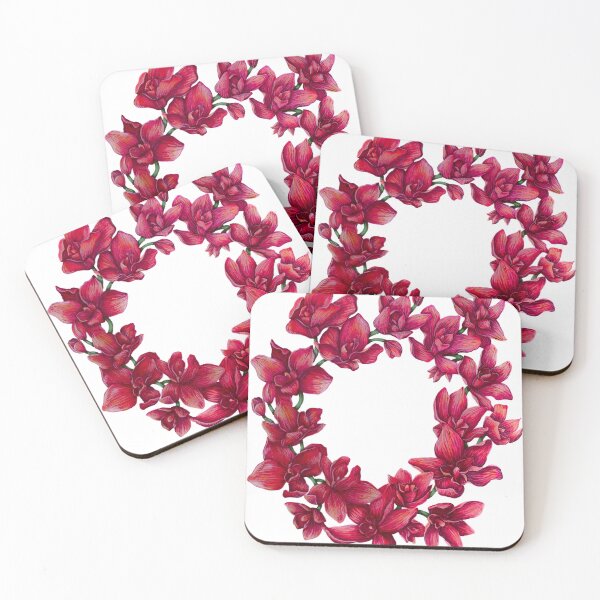 Item preview, Red Orchids designed and sold by orchiddesignco.
