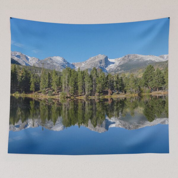 Item preview, Before the wind, there's reflections at Sprague Lake in RMNP designed and sold by South 500 Photography.