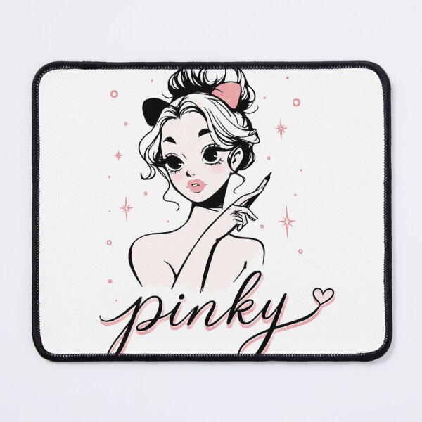 Item preview, Pinky Cute Girl Illustration designed and sold by LC&LCPlatform.