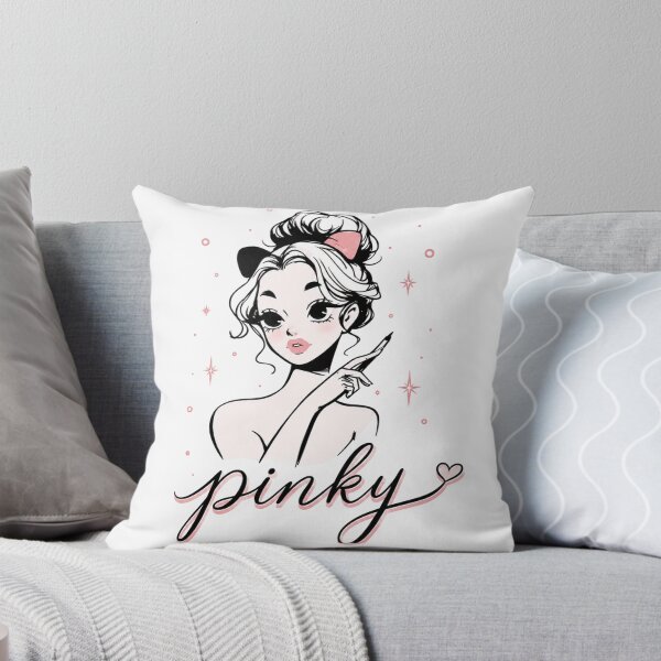 Item preview, Pinky Cute Girl Illustration designed and sold by LC&LCPlatform.