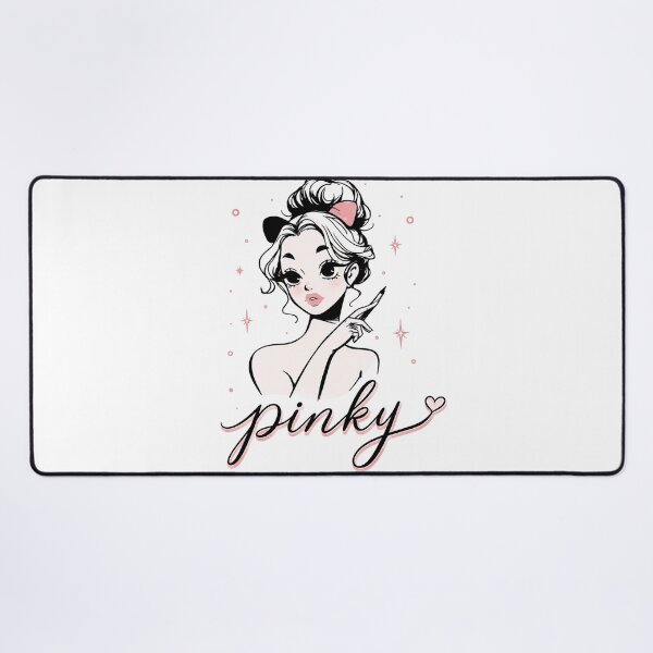 Item preview, Pinky Cute Girl Illustration designed and sold by LC&LCPlatform.