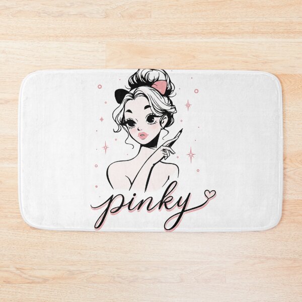 Item preview, Pinky Cute Girl Illustration designed and sold by LC&LCPlatform.