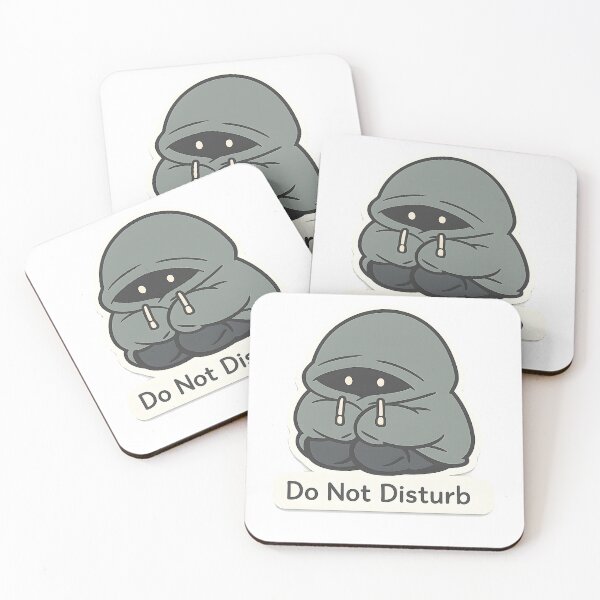 Item preview, "Do Not Disturb" Hidden Character - Cute Moody Hoodie Sticker designed and sold by OuSfian1.