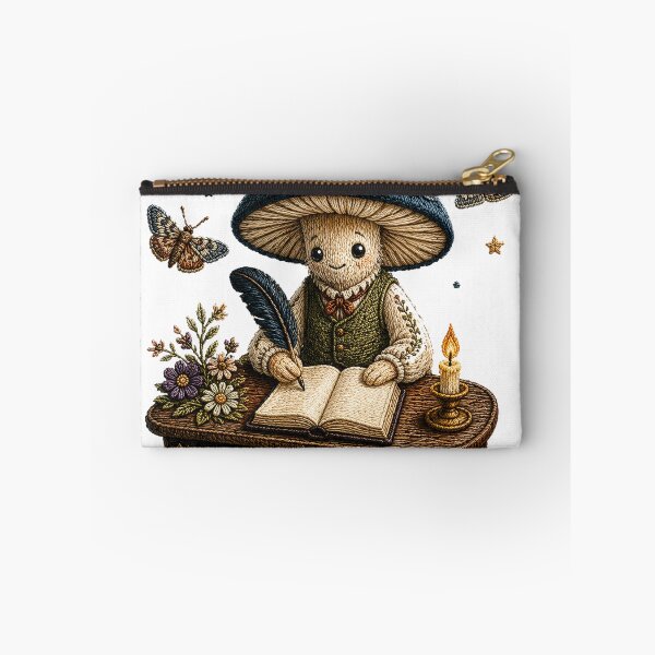 Item preview, Inkcap Mushroom Poet at Midnight designed and sold by networkseen.