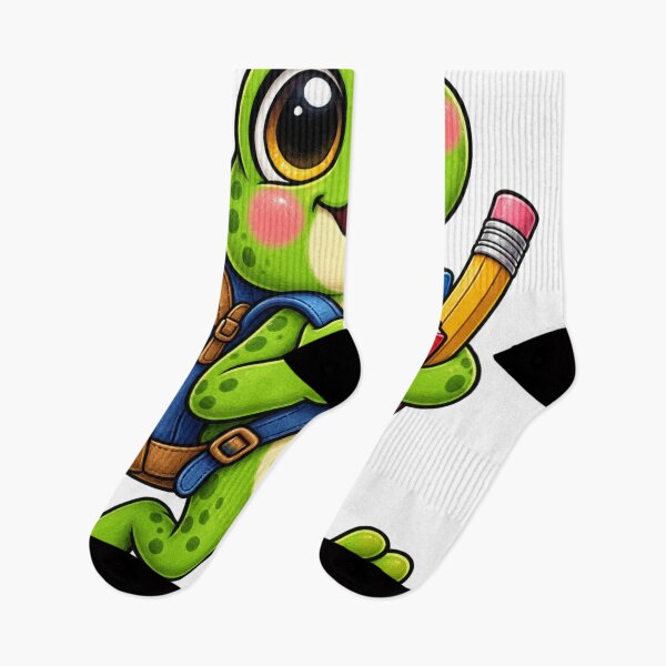 Item preview, Cute Frog Back to School – Kawaii Student School Design designed and sold by FalistY.