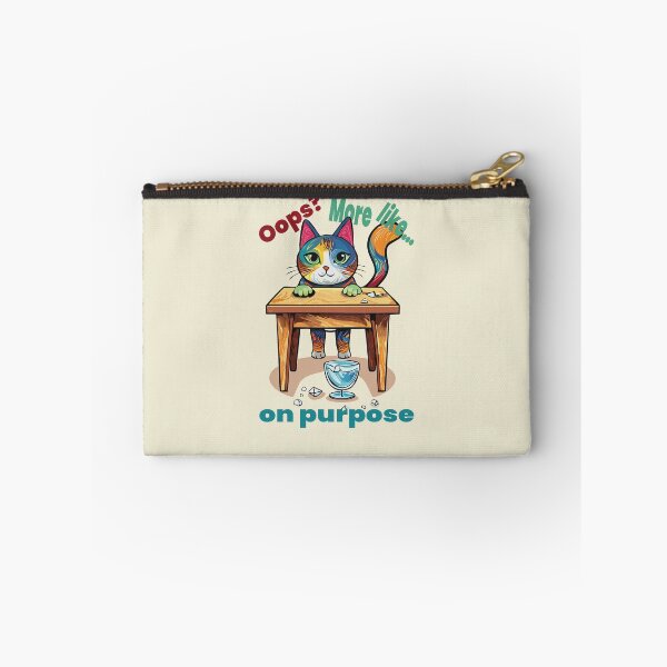 Item preview, Oops On Purpose Funny Cat Design designed and sold by photossmirnov.