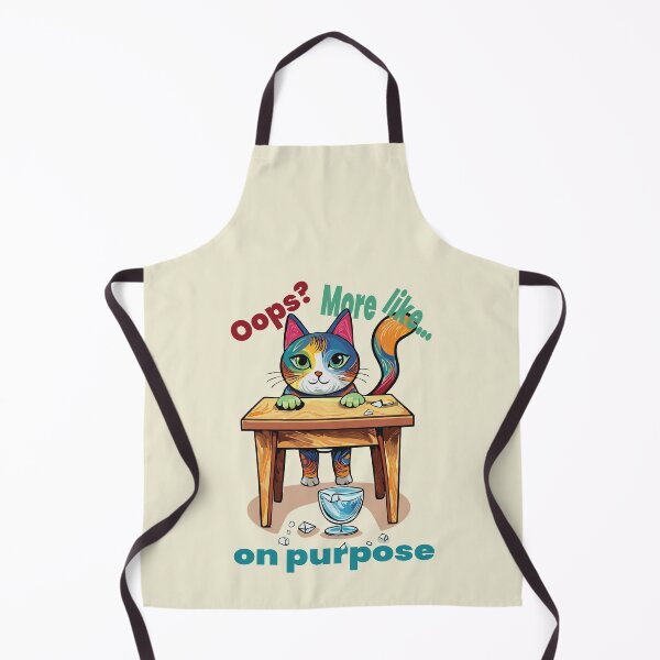 Item preview, Oops On Purpose Funny Cat Design designed and sold by photossmirnov.