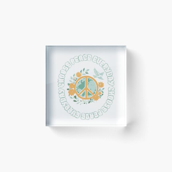Item preview, Retro Choose Peace Everyday Vintage Peace Sign designed and sold by Tamarout.