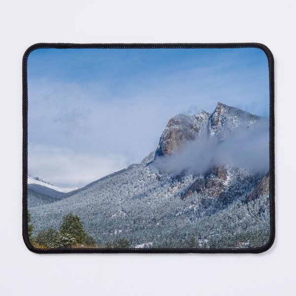 Item preview, Mountains shrouded in low clouds on a brisk fall day in RMNP designed and sold by South 500 Photography.