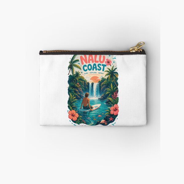 Item preview, Nalu Coast Tropical Surf Club | Island Waterfall Adventure Graphic    designed and sold by Nalu Coast.