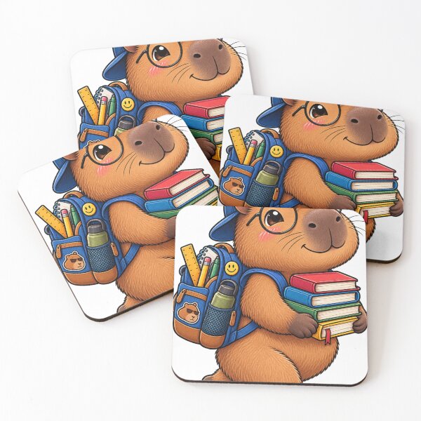 Item preview, Capybara Back to School – Cute Student School Design designed and sold by FalistY.