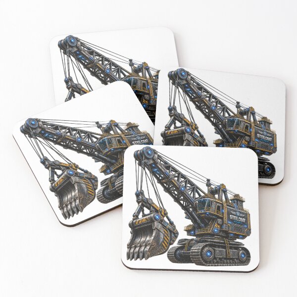 Item preview, Steel Dragline Excavator V5+ – Heavy Mining Machine designed and sold by SteelCoat Studio.