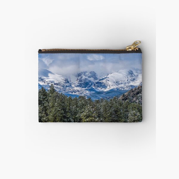 Item preview, Snow capped peaks in Rocky Mountain National Park designed and sold by South 500 Photography.