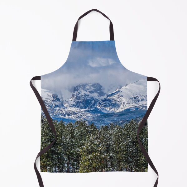 Item preview, Snow capped peaks in Rocky Mountain National Park designed and sold by South 500 Photography.