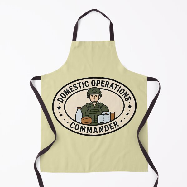 Item preview, Domestic Operations Commander Funny Military designed and sold by LuloCreative.