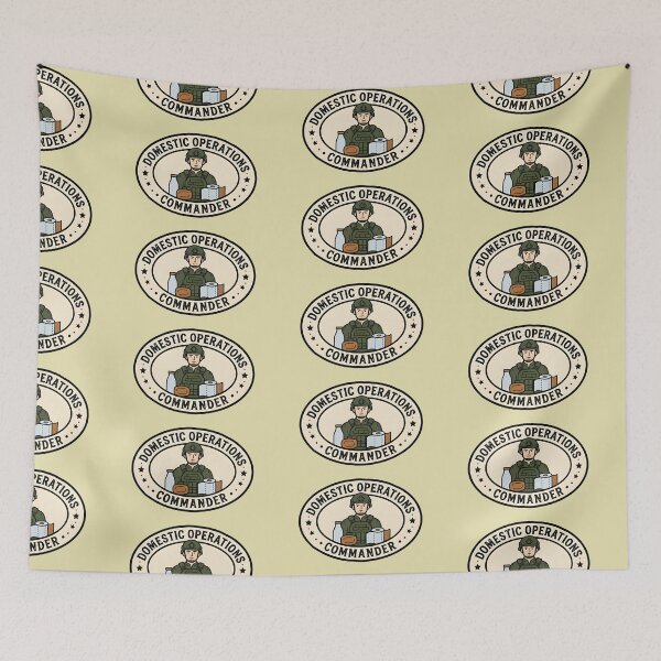 Item preview, Domestic Operations Commander Funny Military designed and sold by LuloCreative.