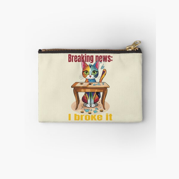 Item preview, Breaking News I Broke It Cat designed and sold by photossmirnov.
